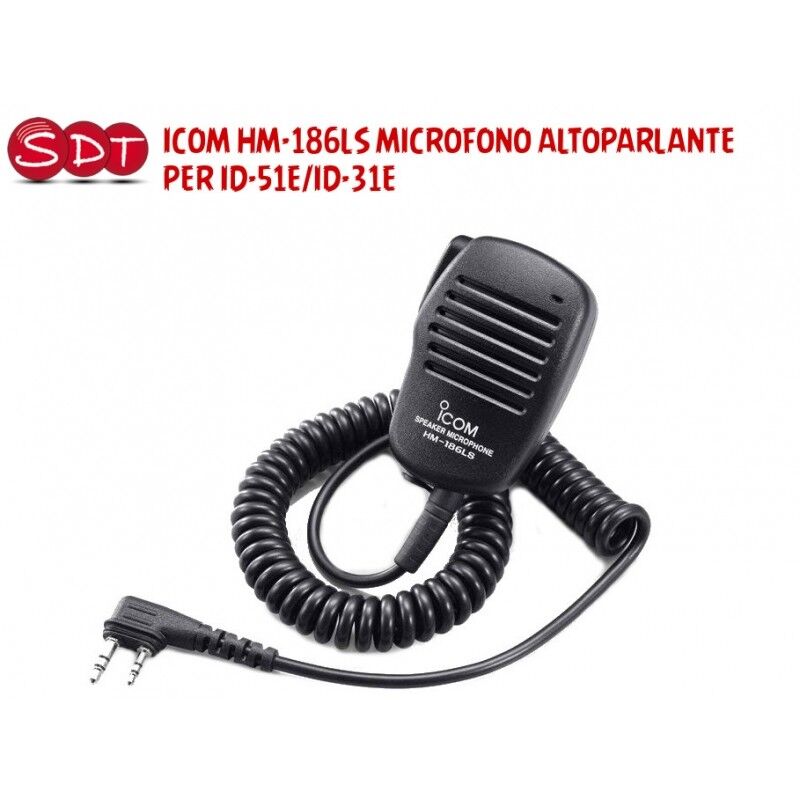 HM-186LS MICROFONO ALTOPARLANTE ORIGINALE ICOM DI TIPO COMPATTO PER ID-51/52/31/