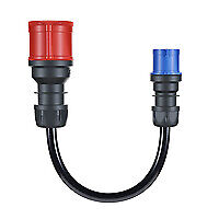go-e Adapter Gemini flex 22 kW to CEE blue 16 A Black Straight CH-04-01