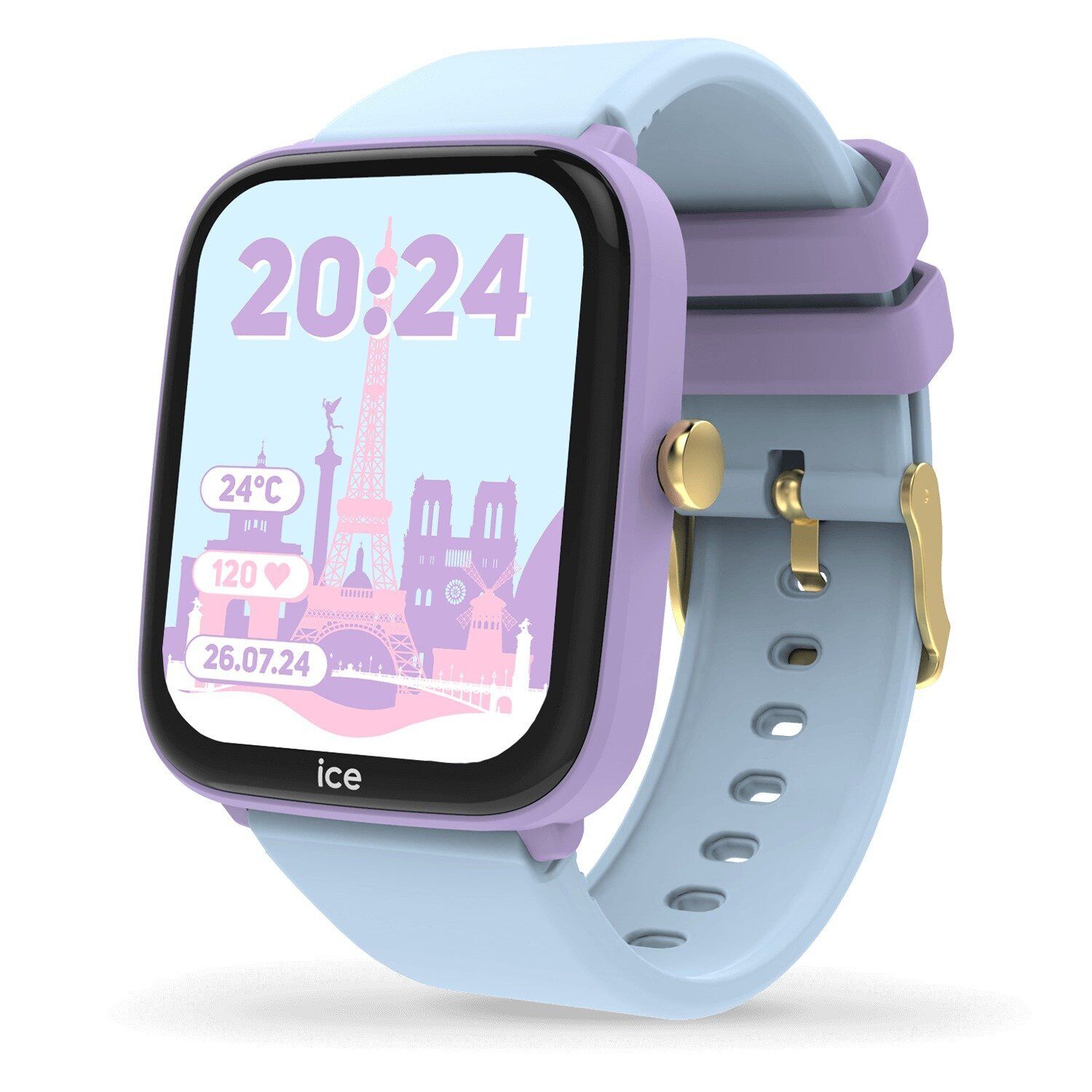 Smartwatch Junior ICE WATCH 2.0 022801 Silicone Celeste TOUCHSCREEN