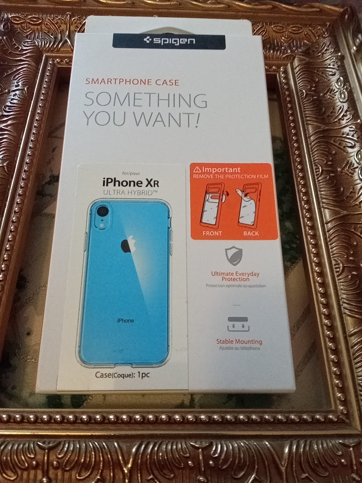 Custodia protettiva Spigen per iPhone  Xr transparent