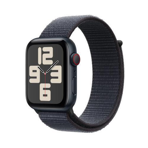 Apple Watch SE 44mm GPS + Cellular Cassa in alluminio mezzanotte con Sport Loop