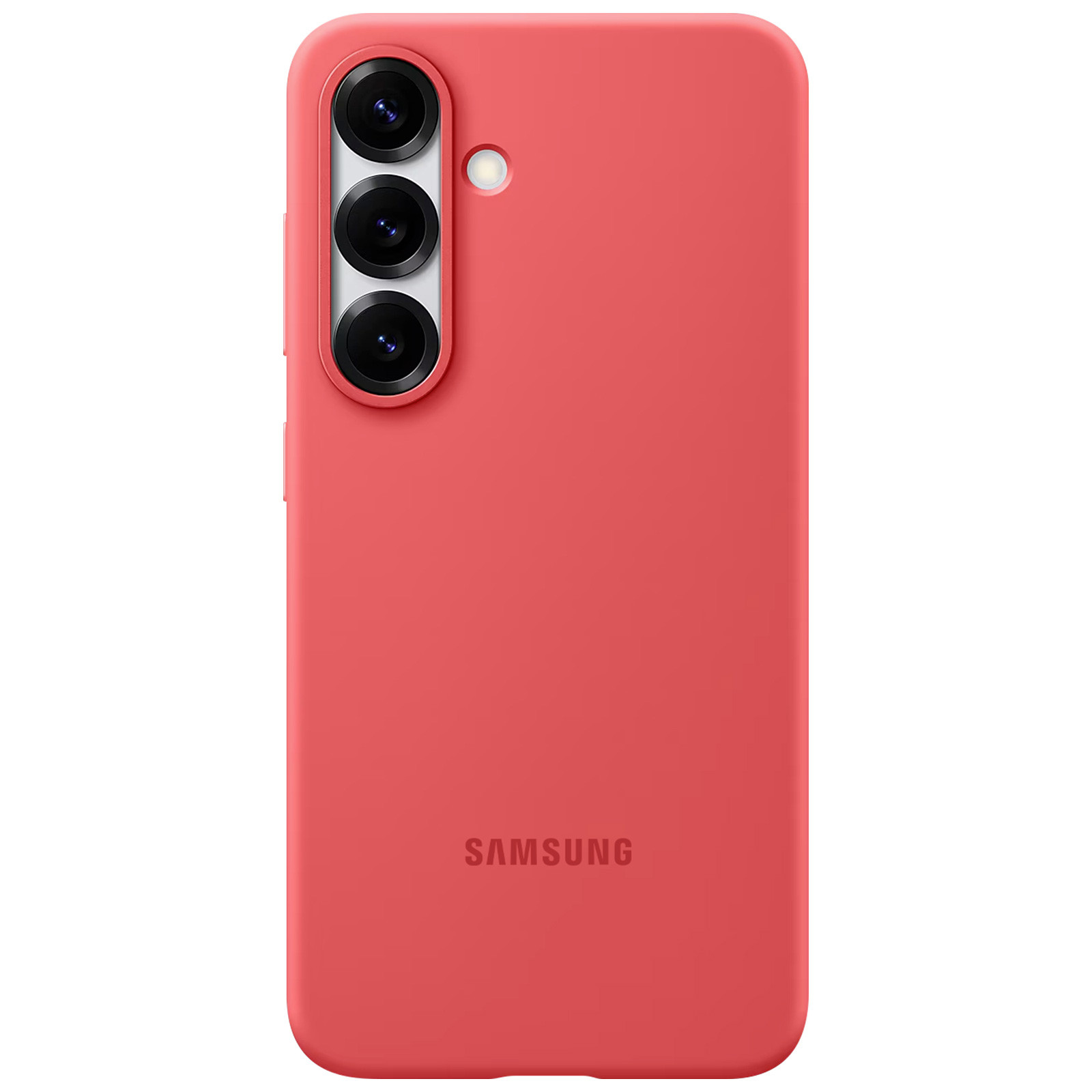 Samsung, Cover per Samsung Galaxy S25 Silicone Soft Touch, Rosso