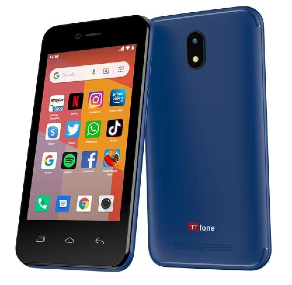 TTfone Telefono cellulare TT20 Smart 3G con Android GO - 8 GB - Dual Sim - Touch