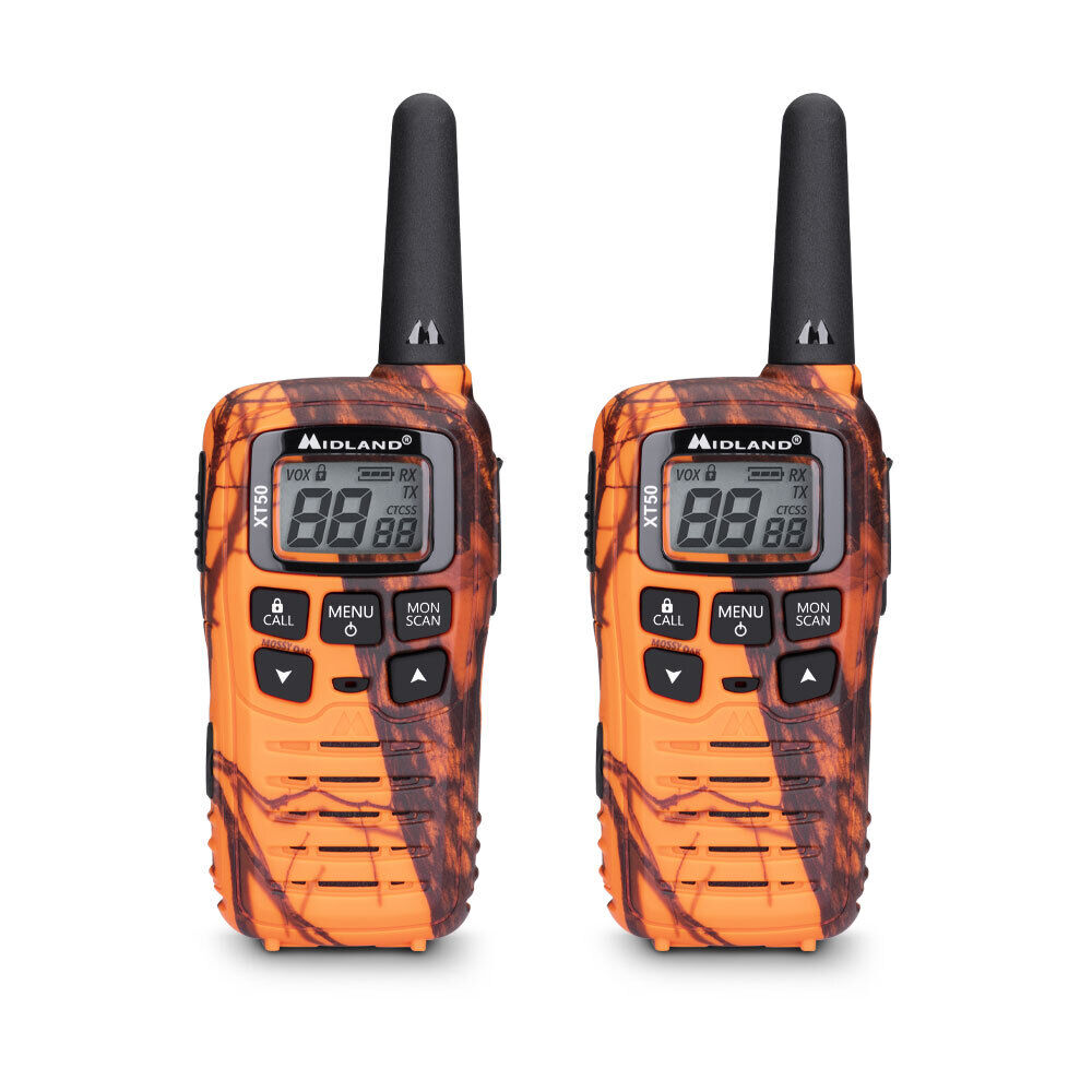 Midland XT50 Blaze Double, Walkie Talkie Portable Radio, 24 Channel PMR446, 38 T