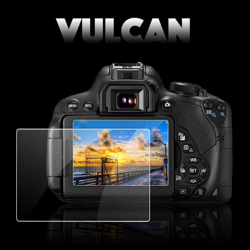 Vulcan Vetro Proteggi Schermo per Canon EOS 1Dx Mkiii LCD Difficile Antigraffio