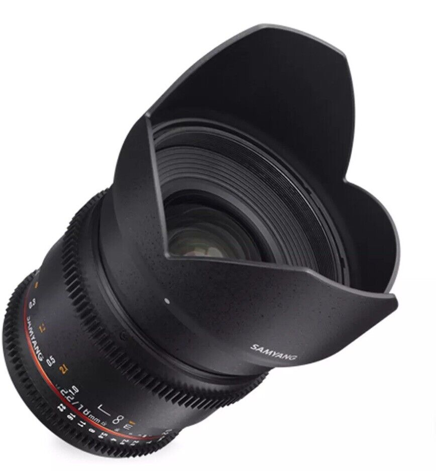 ✅Obiettivo Samyang 16mm T2.2 VDSLR per Nikon✅ NUOVO -NEW