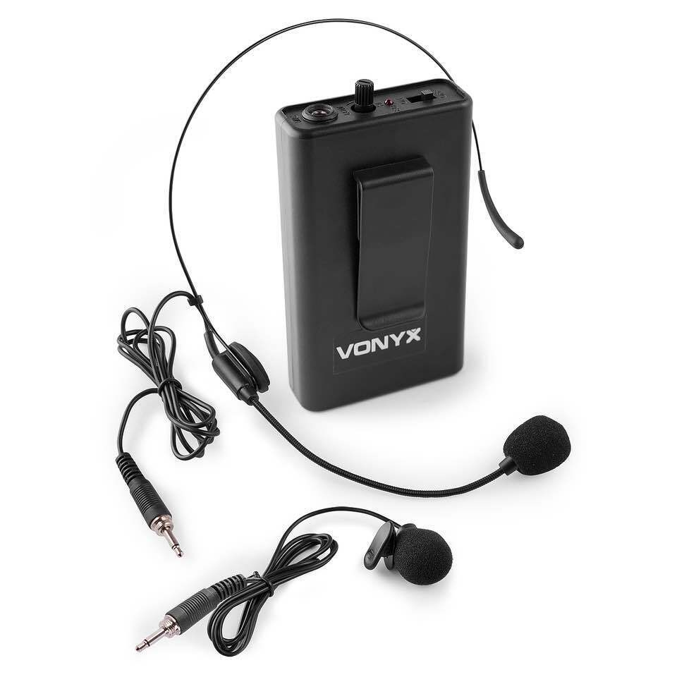 VONYX BP10 BODYPACK MIC. SET 863.1 MHZ RADIOMICROFONI A MANO