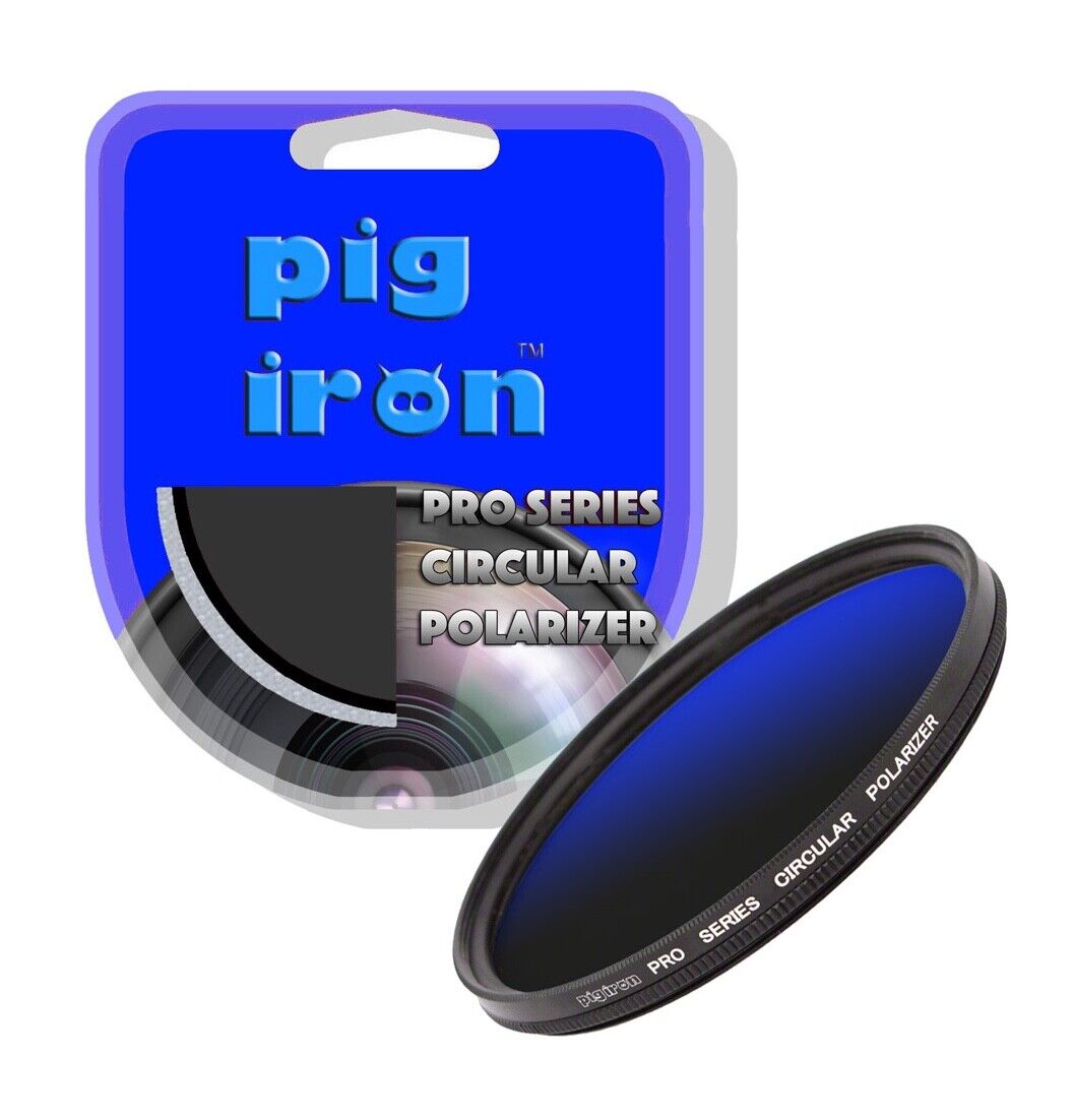 Pig Iron 49mm Serie Pro Circolare Polarizzatore Filtro Premium Vetro Lente