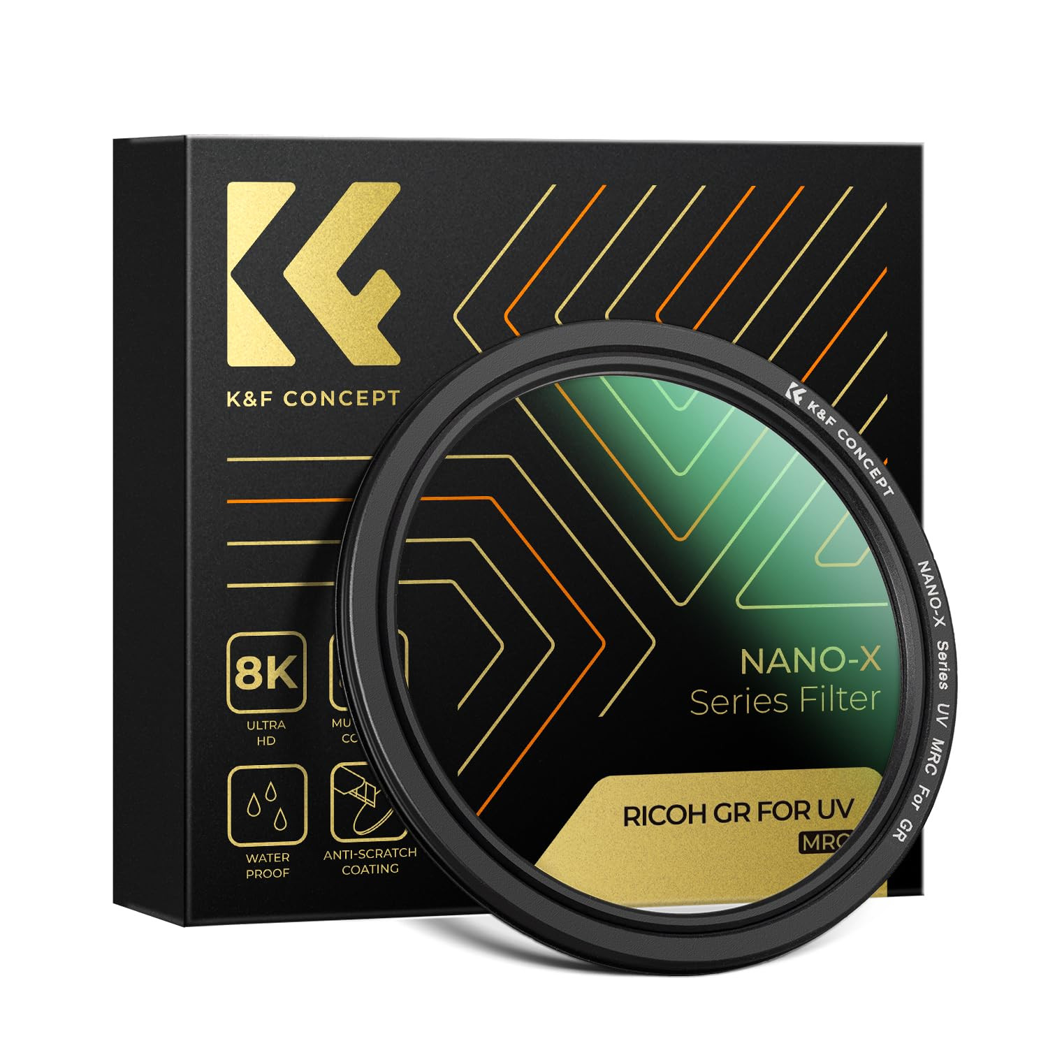 K&F Concept Filtro Protettivo UV per Ricoh GR IIIx GR IIIx HDF GR3X (T3E)