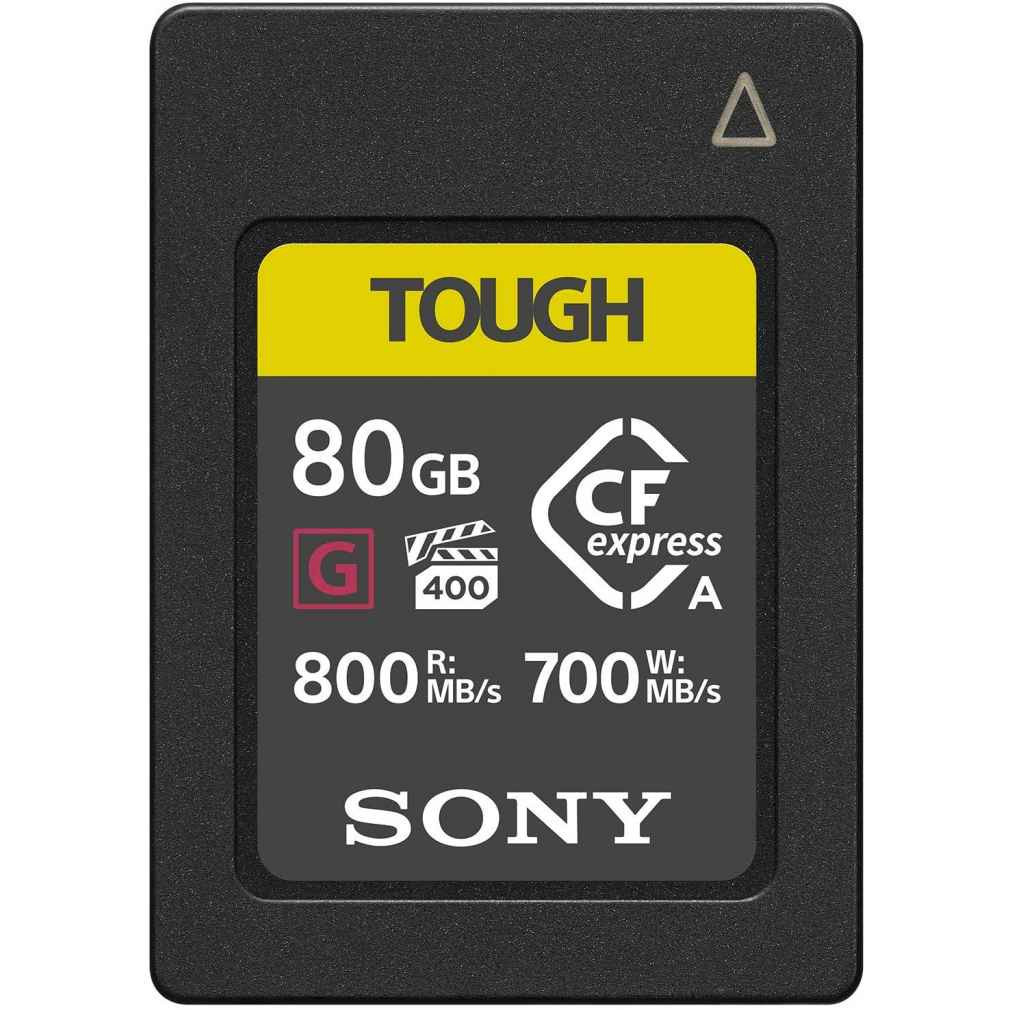 Sony 80GB CFexpress Type A TOUGH Memory Card G80T Serie G VPG400