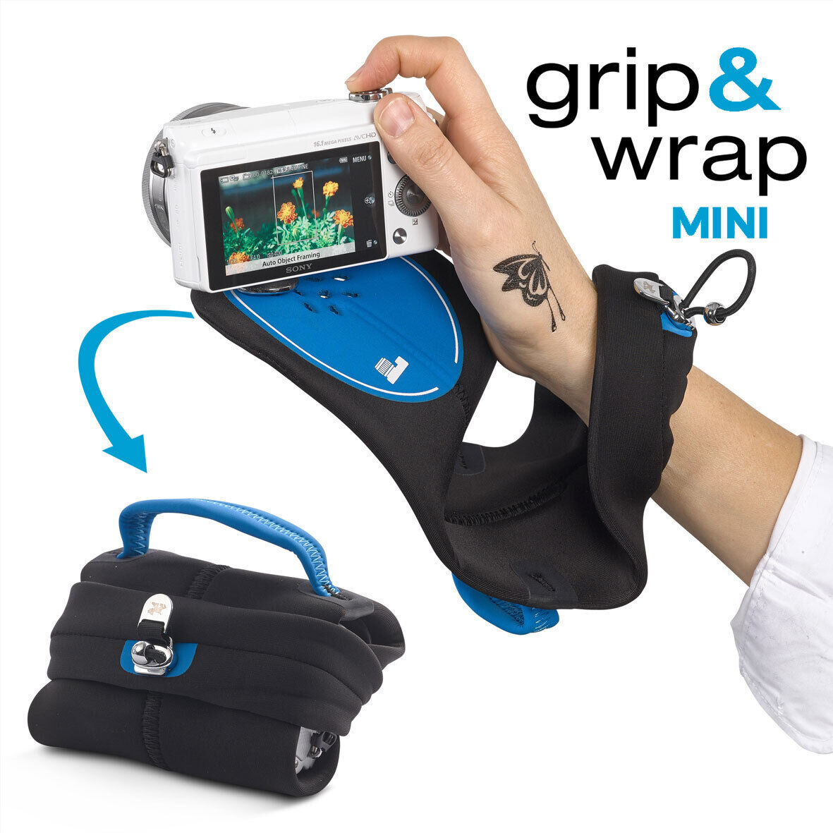 Miggo Custodia da viaggio Grip&Wrap per P&S e Small Mirrorless colore Nero