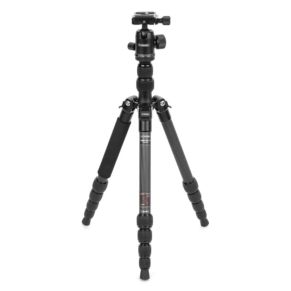 Caruba Travelstar 143 treppiede leggero per fotocamera - Ideale per (T8W)