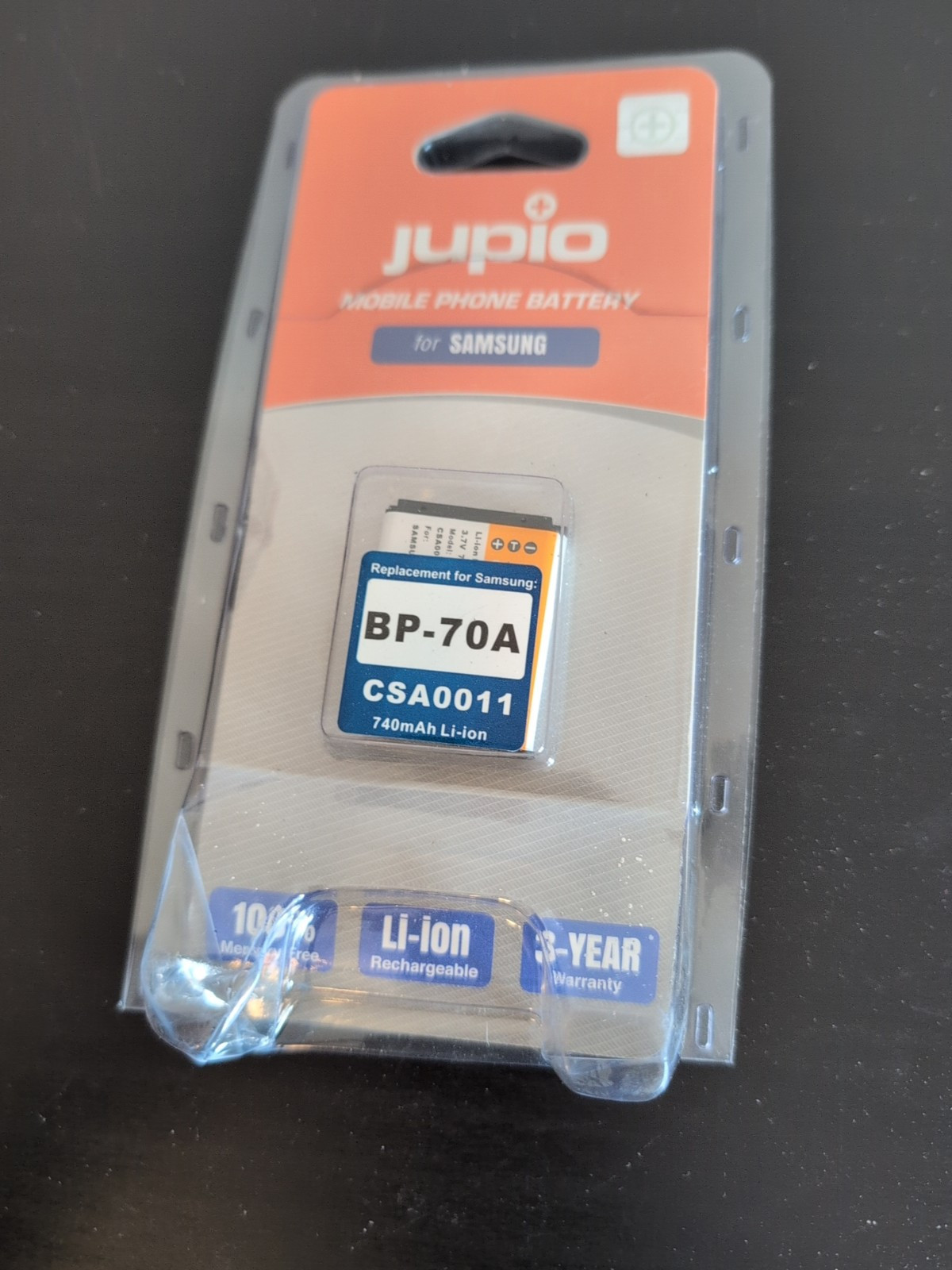 JUPIO Batteria compatibile EA-BP70A BP-70A Samsung PL20 PL80 PL90 PL100 PL120