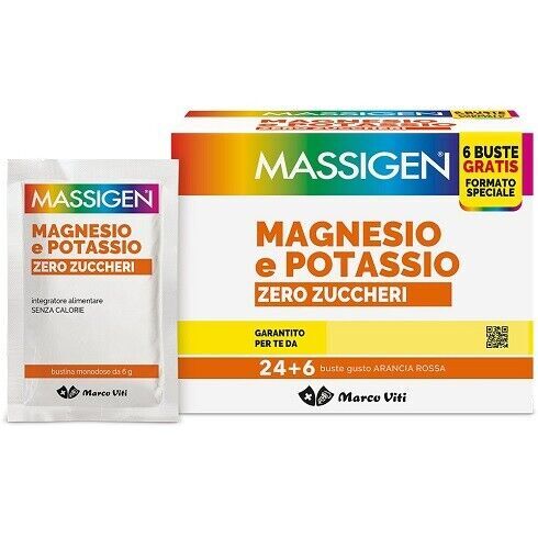 Marco Viti Massigen Magnesio e Potassio Zero Zuccheri - 30 Buste