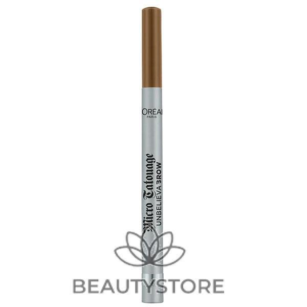 L'OREAL UNBELIEVA BROW MICRO TATOUAGE CHATAIN 104