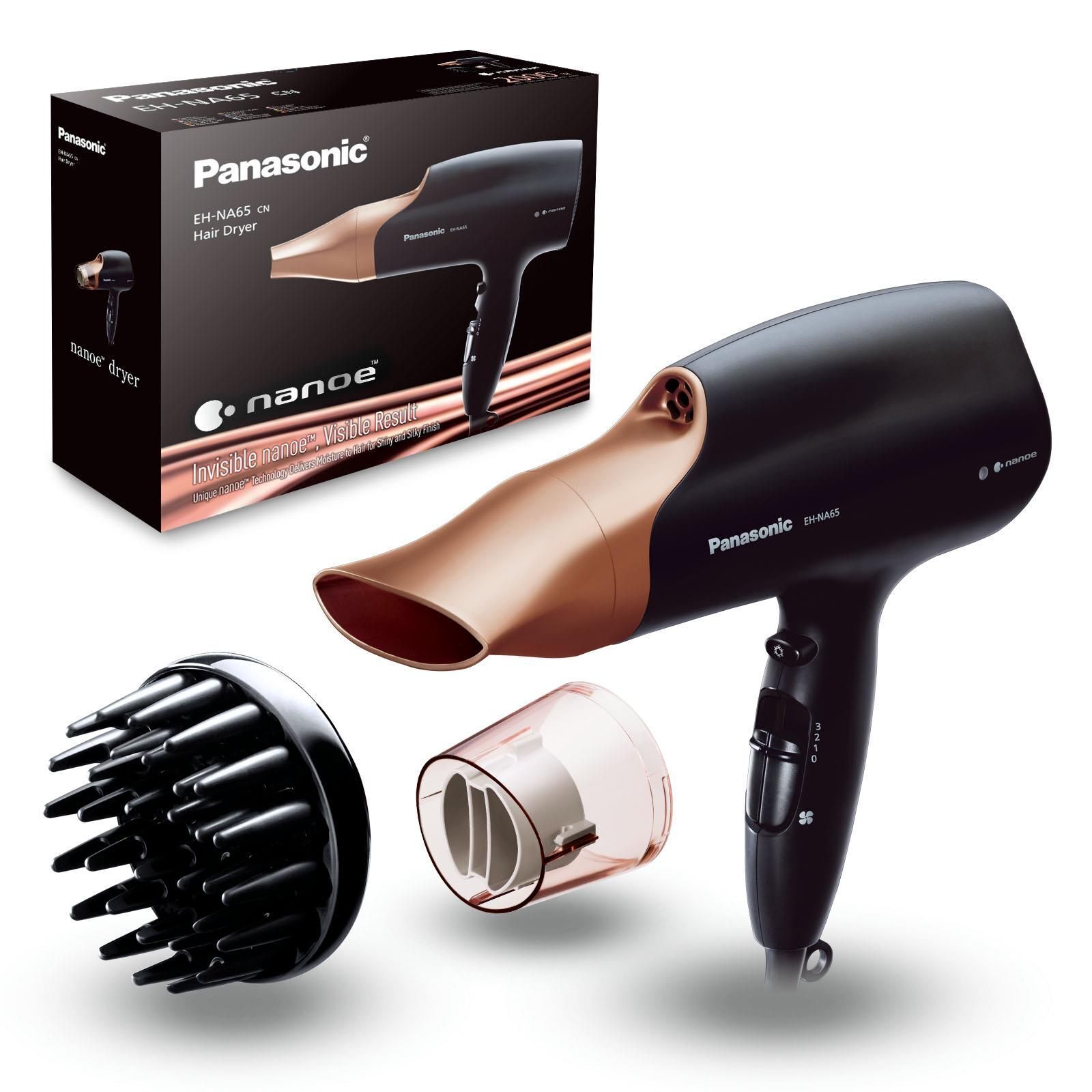 Panasonic Asciugacapelli Professionale 2000w OrO-Nero