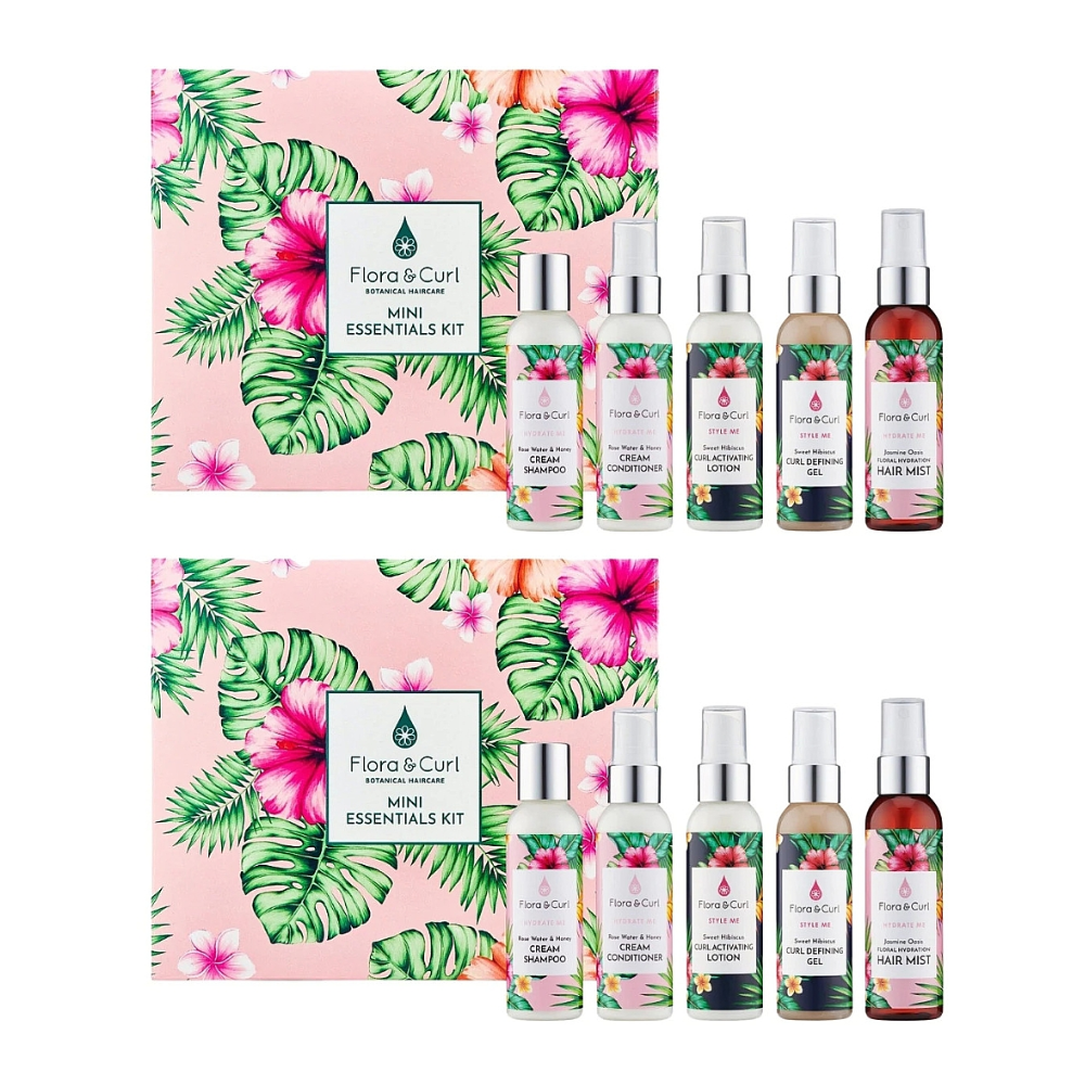 Flora & Curl Mini Essentials Curl Kit - 5 Pieces x2