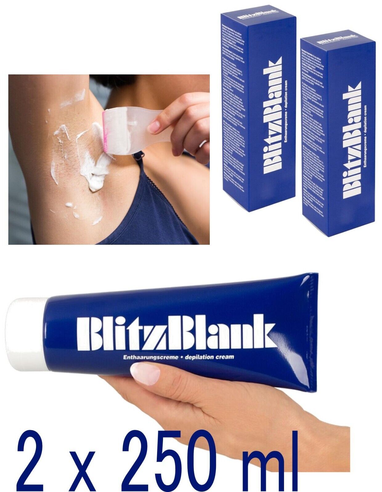 crema depilatoria uomo donna 500 ml per depilazione corpo viso ascelle intimo