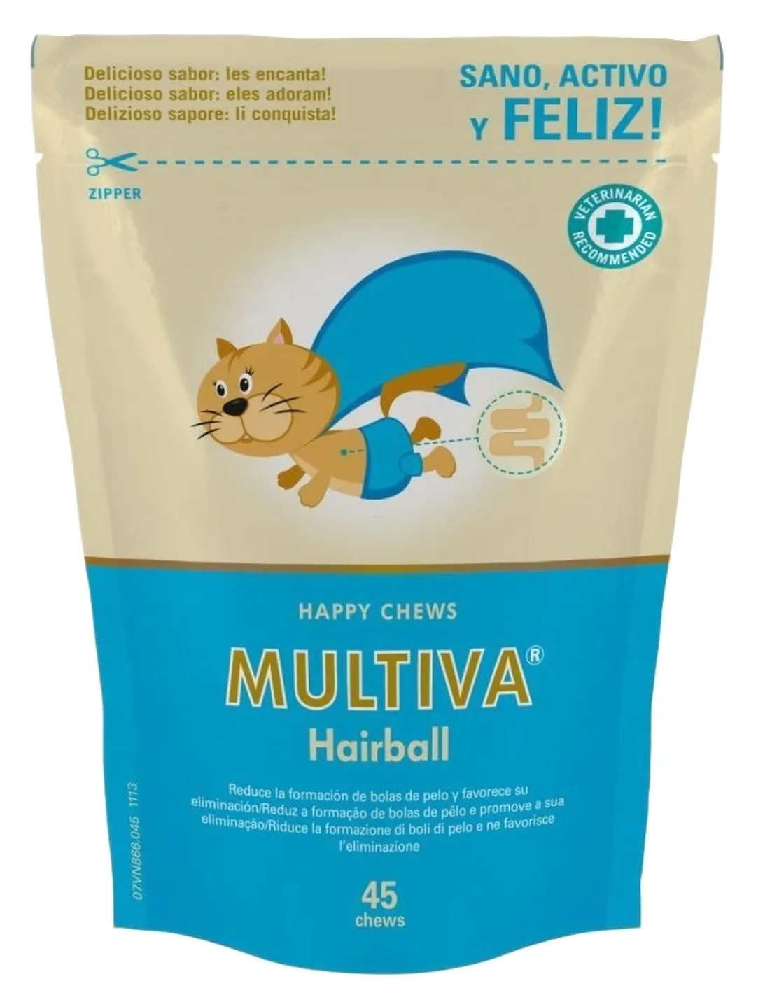 VetNova Multiva hairball 45 chews