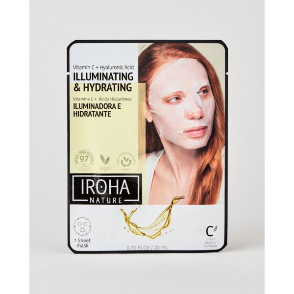 Iroha Nature Brightening Tissue Face Mask Vitamin C 1 Unit