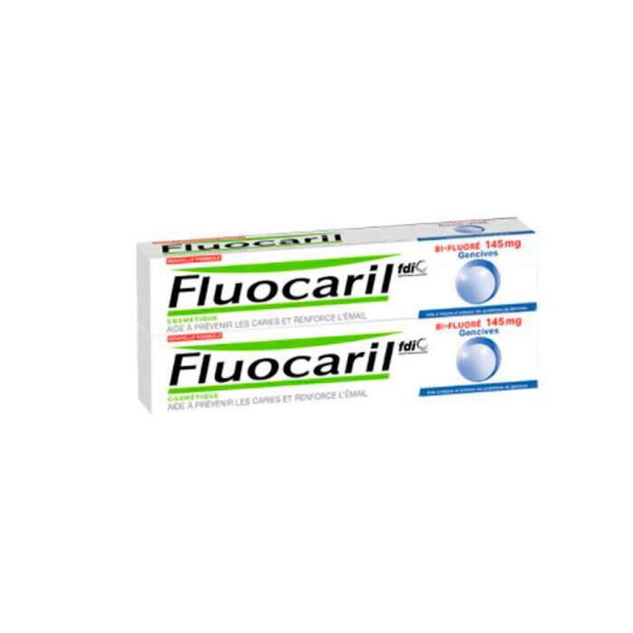 Fluocaril Gum Toothpaste Bifluoride 145mg Pack 2 X 75ml