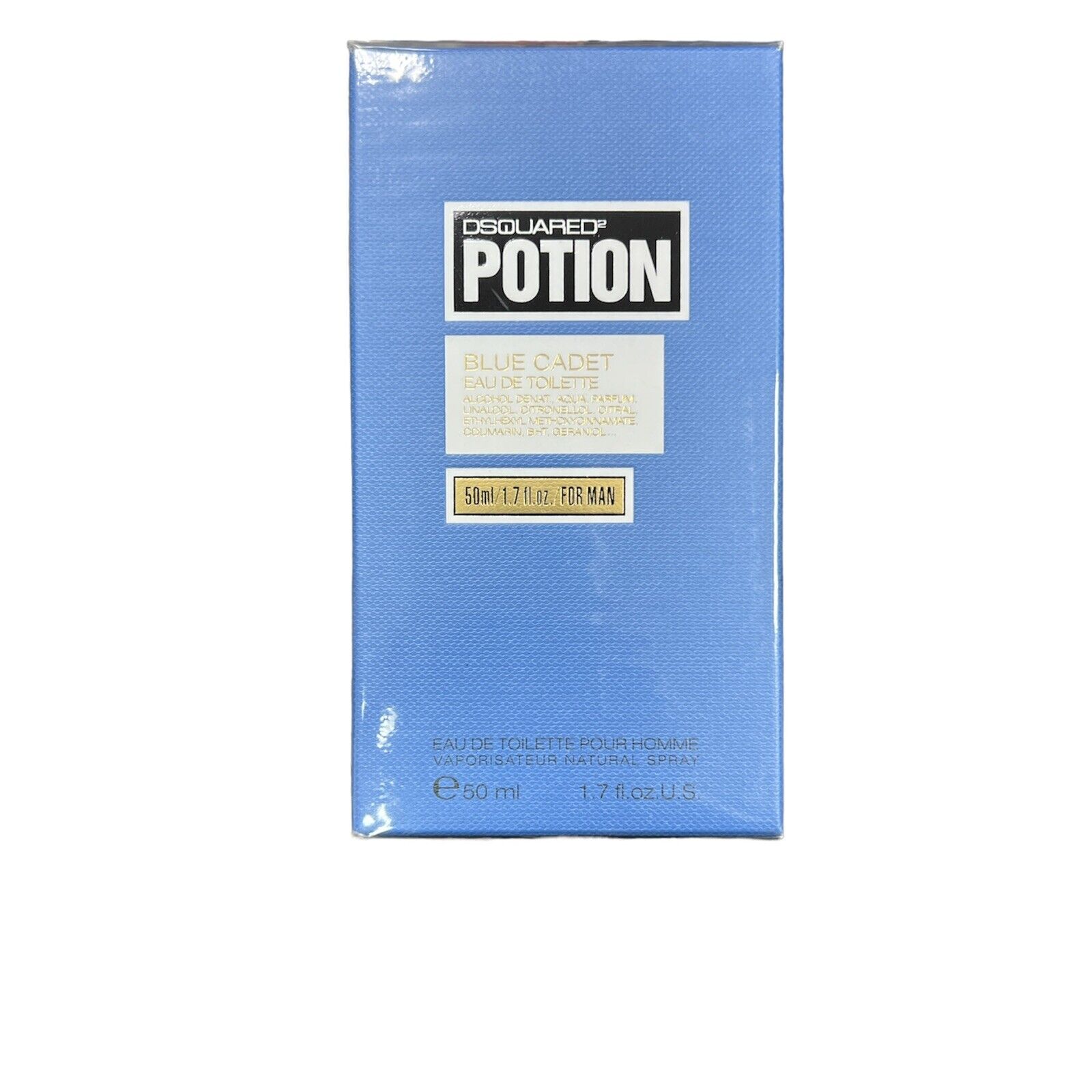 DSQUARED2 POTION BLUE CADET 50 ML EAU DE TOILETTE SPRAY PROFUMO UOMO RARISSIMO