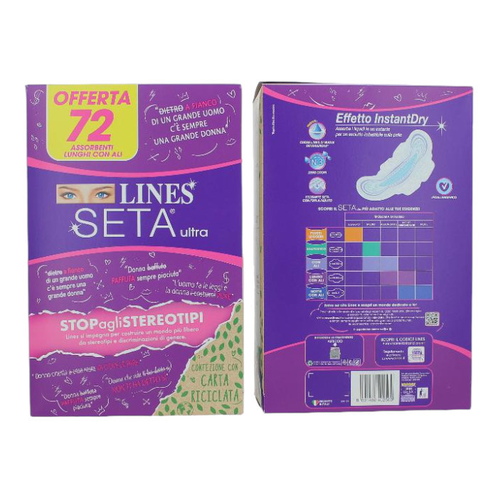LINES SETA ULTRA LUNGO ALI (72  PEZZI)