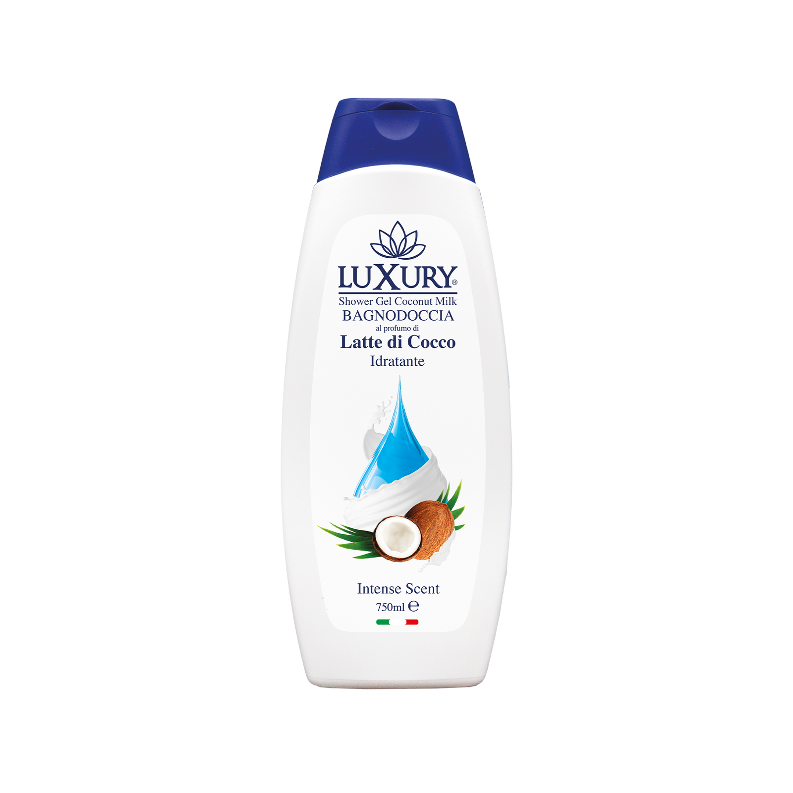 4 PEZZI Luxury  Bagnodoccia Latte di Cocco da  750ml