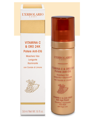 VITAMINA C & ORO MASCHERA VISO