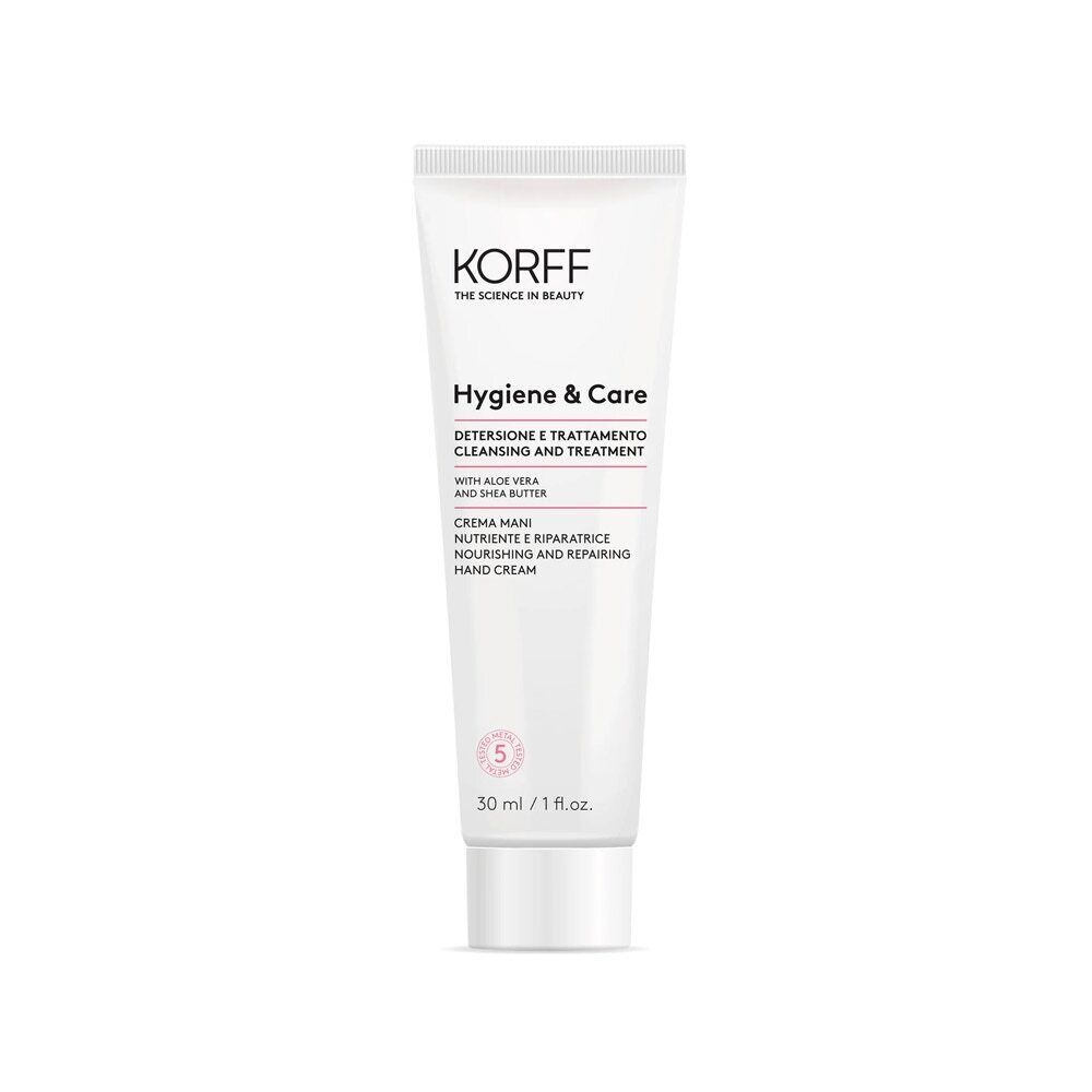 Korff Hygiene & Care - Crema Mani Nutriente e Riparatrice, 30ml