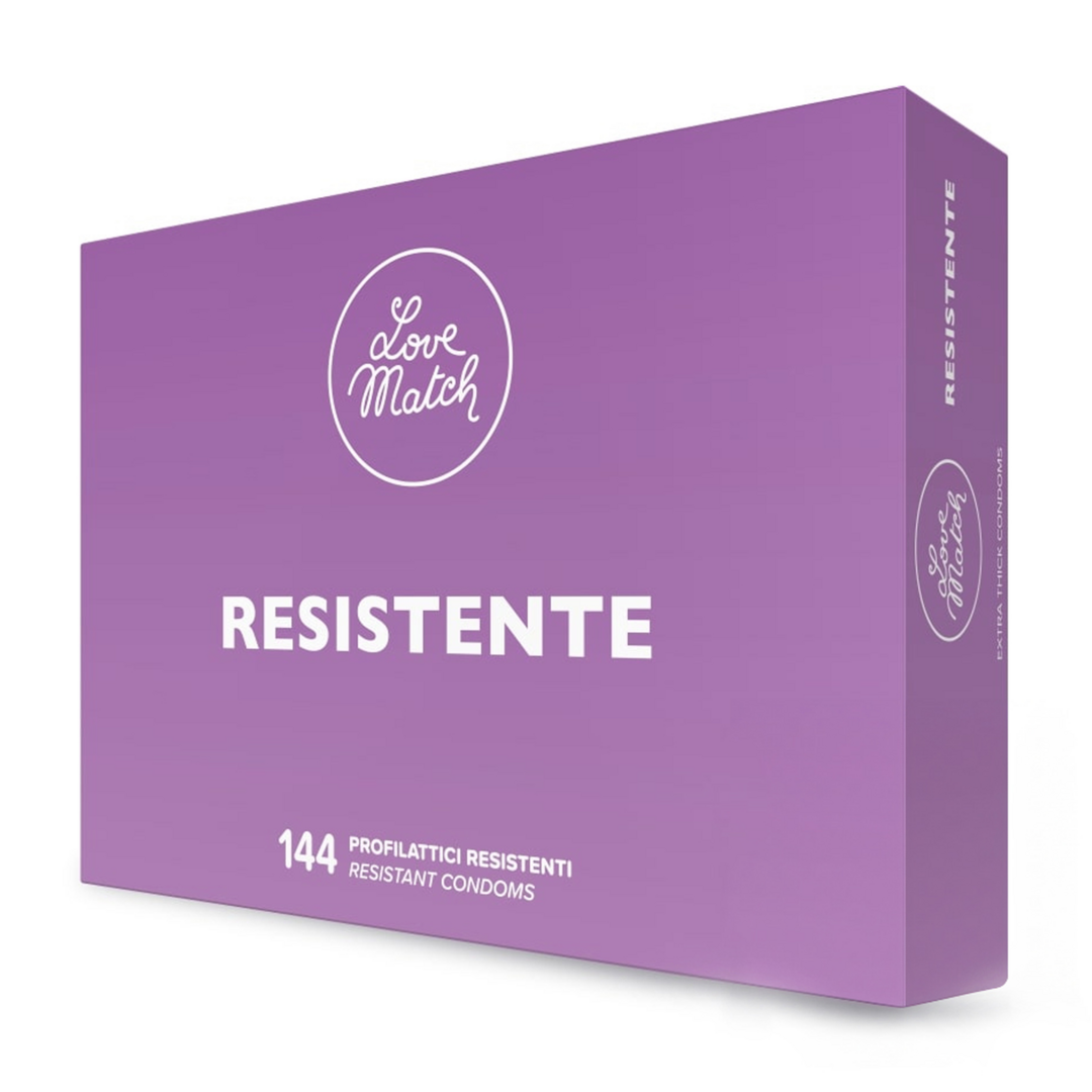 Resisternte Scatola da 144 preservativi Lubrificanti Sexy Profilattici Per Uomo