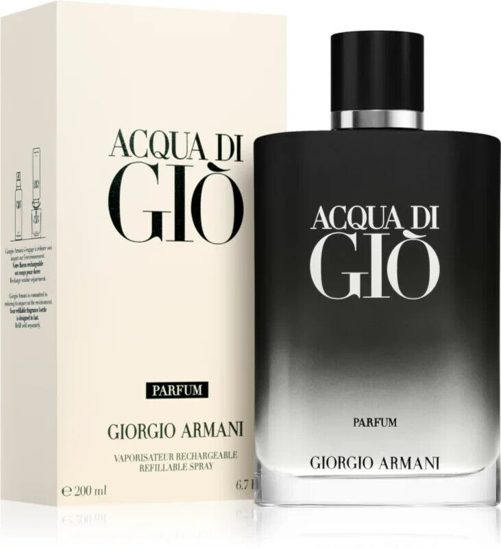 Giorgio Armani Acqua Di Gio Parfum 200 Ml Ricaricabile Profumo Uomo