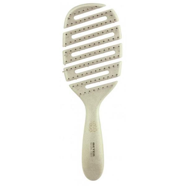 Beter Detangling Natural Fiber Flexible Vent Brush Beige