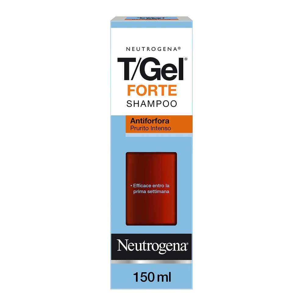 Neutrogena T/Gel - Forte Shampoo Antiforfora e Contro il Prurito Intenso, 150ml