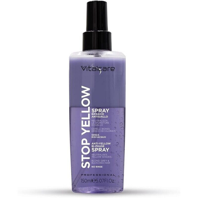 VITALCARE STOP YELLOW 150 ML SPRAY BIFASICO ANTIGIALLO NEUTRALIZZA LE SFUMATURE