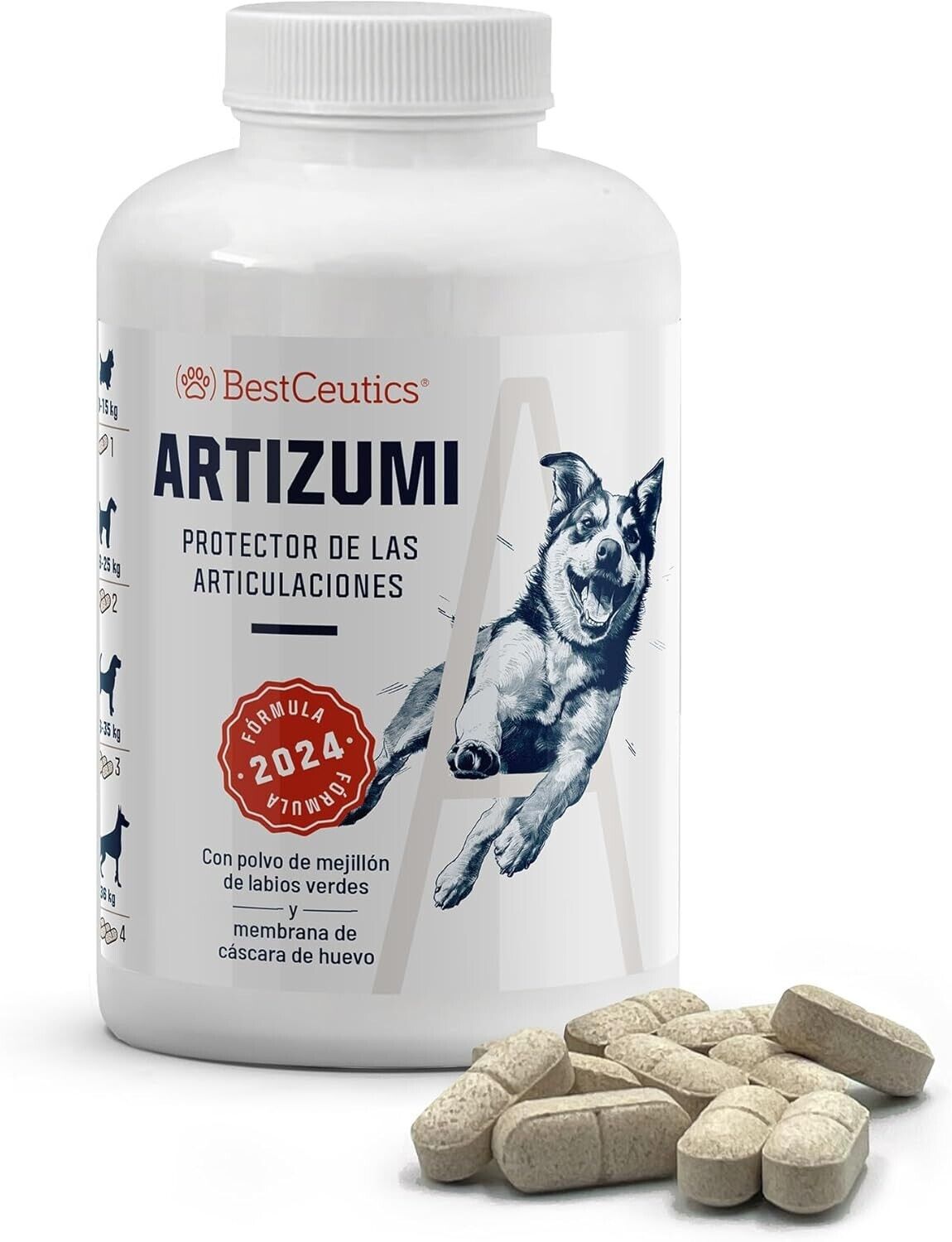 INTEGRATORE ARTICOLAZIONI CANE 125 COMPRESSE Antinfiammatorio Cani CON MSM