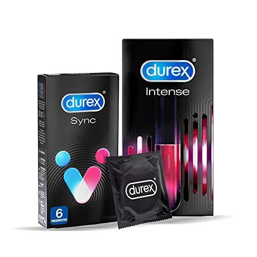 Durex Sync 6 Profilattici + Durex Stimulating gel Intense 10 ml