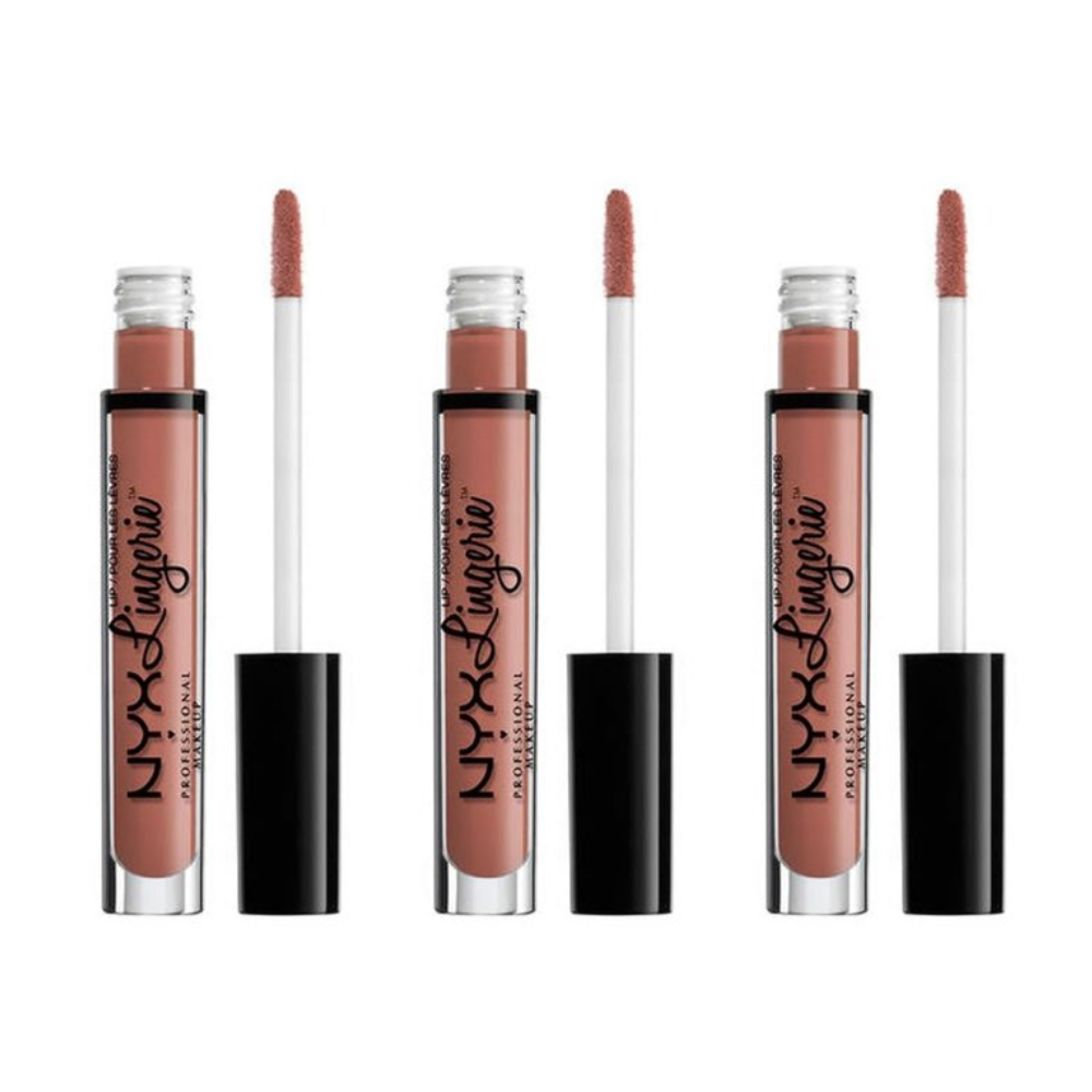 NYX Lingerie Liquid Lipstick - 18 Cashmere Silk x3