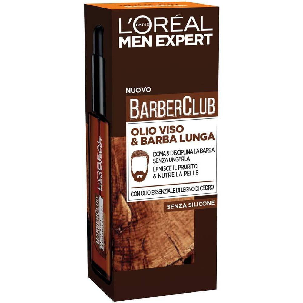 L'Oreal Paris Men Expert Barber Club Olio Viso e Barba Lunga 30ml