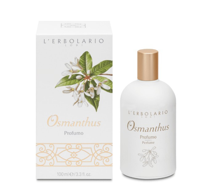 L'ERBOLARIO  Profumo Osmanthus 100ml Edizione limitata con scatola dorata.