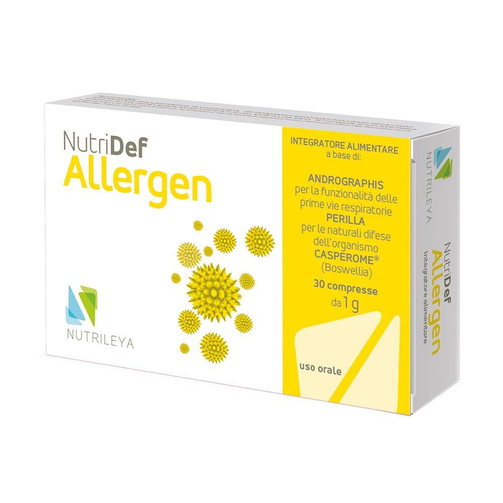 Nutrileya Nutridef - Allergen Integratore Alimentare, 30 Compresse