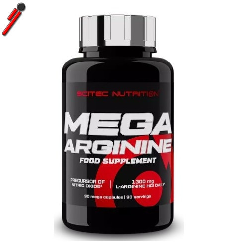Scitec Nutrition - Mega Arginine 90 cps. - Arginina HCL Ossido Nitrico