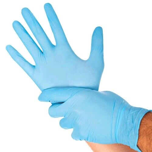 Guanti In Nitrile "Safe Light Senza Polvere Blu S (100 Pz.)
