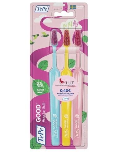 TEPE GOOD REGULAR 3PACK TOOTHB
