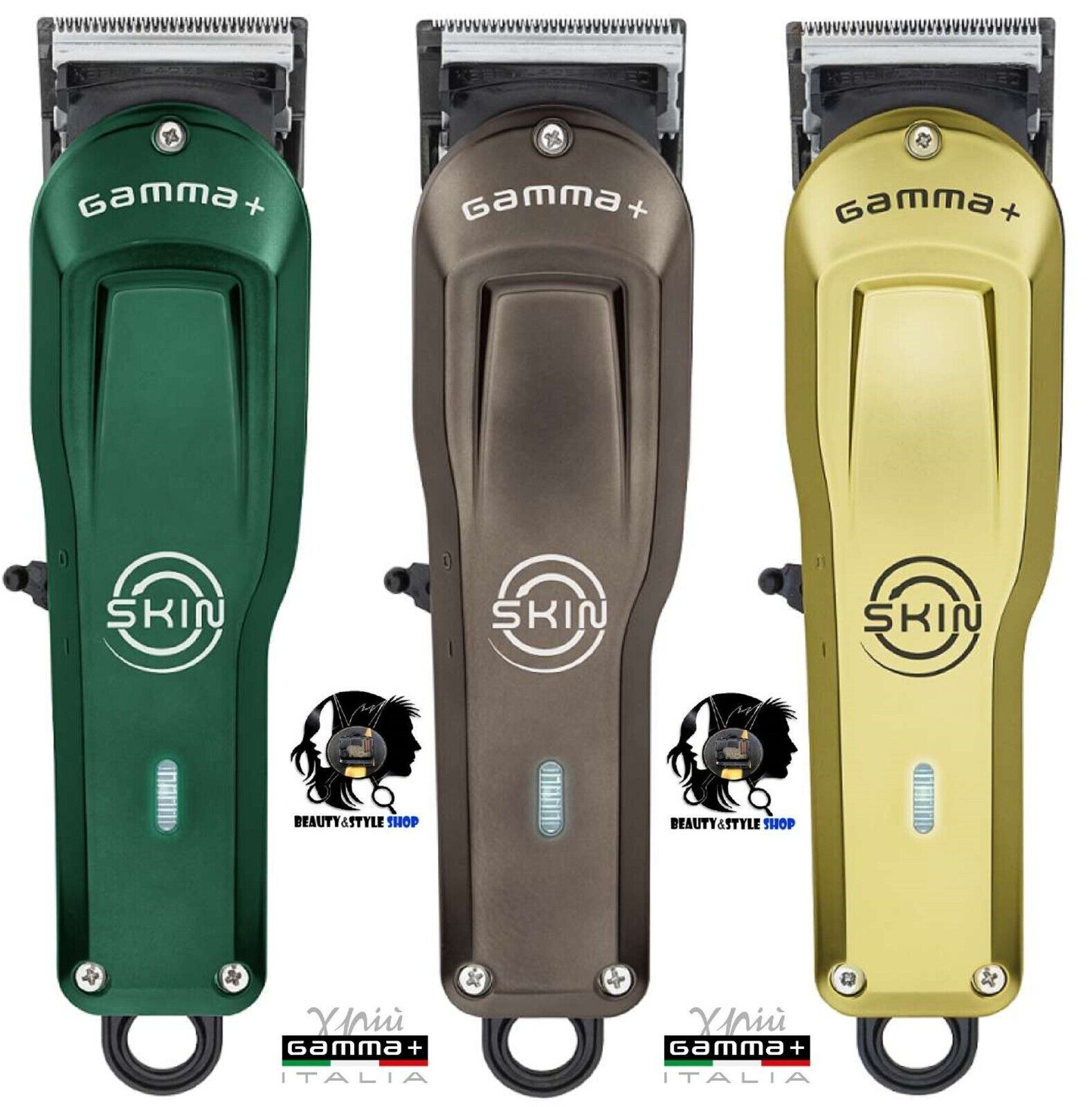 TOSATRICE TAGLIACAPELLI GAMMA PIU SKIN CLIPPER TRIMMER CORDLESS MODULARE WAHL