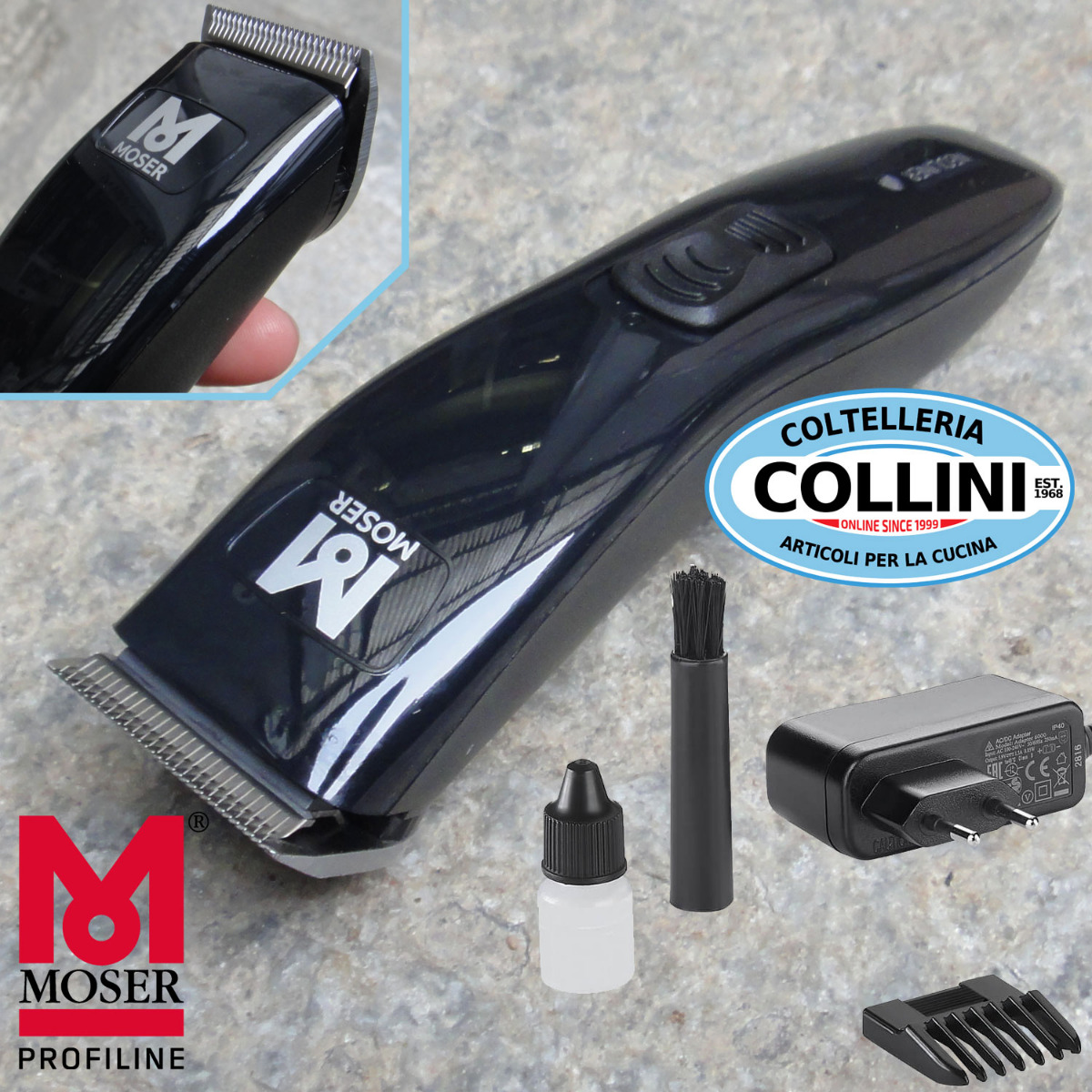 Moser - NEOLINER  1586 - Regolabarba professionale cordless  per contorni