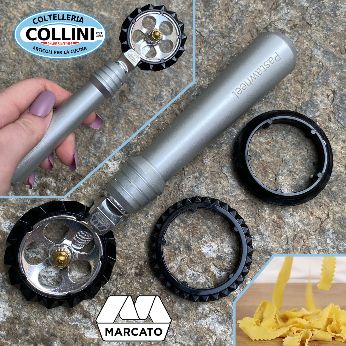 Marcato - Rotellina taglia pasta - Pasta Wheel - argento