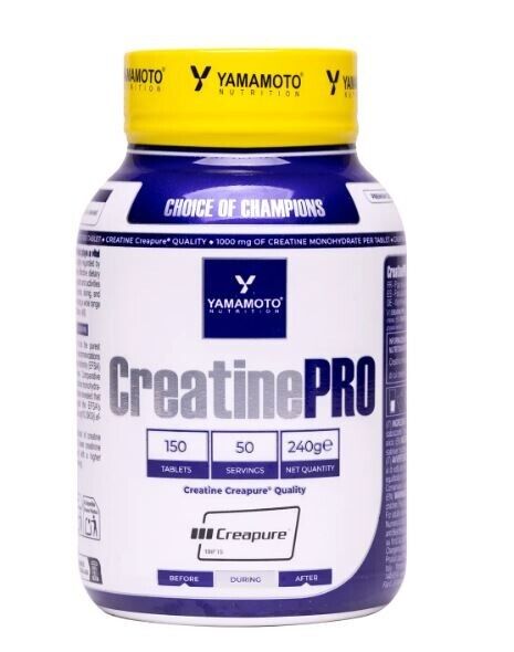 Yamamoto Creatine PRO Creapure Quality - 150 compresse - creatina aumento forza