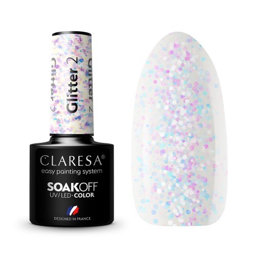 Claresa Smalto Semipermanente Glitter - 5g