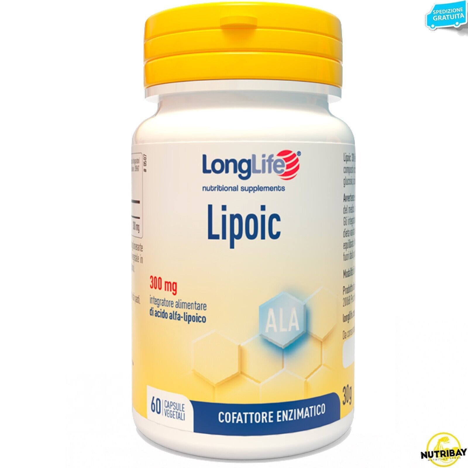 Long Life Lipoic 300 mg - 60 caps Acido alfa lipoico